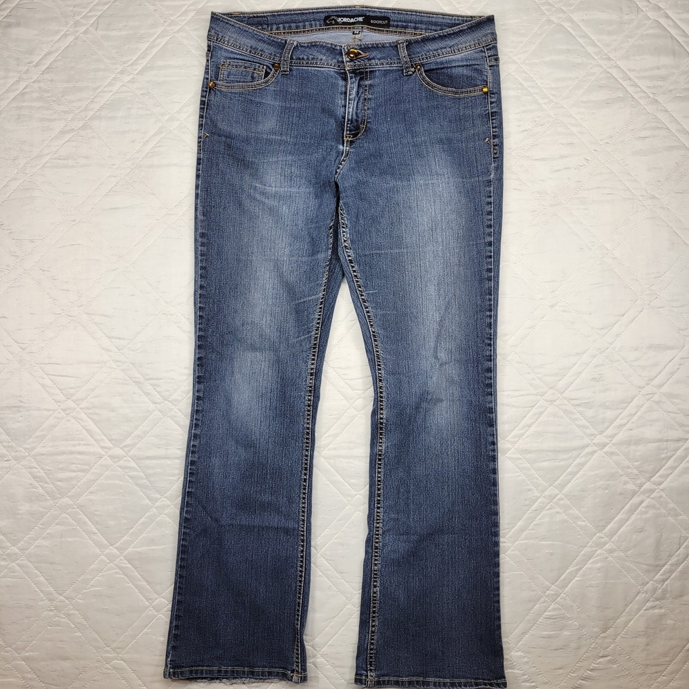 Jordache Bootcut fashion blue‎ jeans size 14